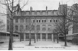 PARIS - Ecole Edgar Quinet - Façade Sur La Cour - Très Bon état - Arrondissement: 09