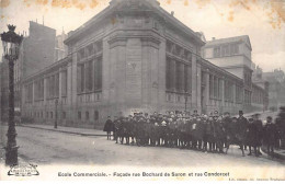 PARIS - Ecole Commerciale - Façade Rue Bochard De Saron Er Rue Condorcet - état - Arrondissement: 09