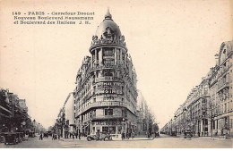 PARIS - Carrefour Drouot - Nouveau Boulevard Haussmann Et Boulevard Des Italiens - Très Bon état - Distretto: 09