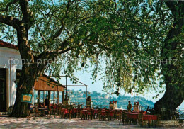 73602355 Makrinitsa Hauptplatz Des Dorfes Restaurant Terrasse Makrinitsa - Greece