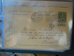 1913 Bruxelles  ( Class : Gr Ringfarde ) - Briefkaarten 1909-1934