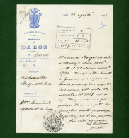 D-IT Regno D'Italia Barge Cuneo 1901 Espatrio In Francia Di Militare Senza Passaporto - Historical Documents