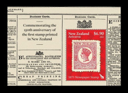 New Zealand 2023 Mih. 4037 (Bl.526) Newspaper Stamps Of 1873 MNH ** - Unused Stamps