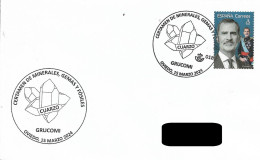 SPAIN. POSTMARK. MINERALS, GEMS AND FOSSILS EXHIBITION. OVIEDO. 2024 - Other & Unclassified