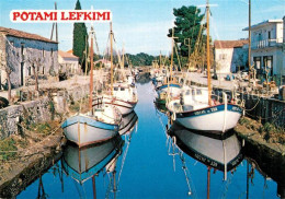 73601704 Corfu Korfu Bootshafen Von Lefkimi Corfu Korfu - Grèce