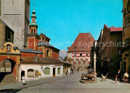 73601702 Hall Tirol Oberer Stadtplatz Mit Marienbrunnen Und Rathaus Hall Tirol - Sonstige & Ohne Zuordnung