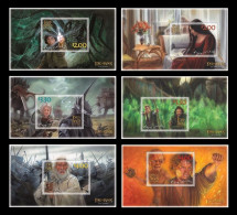 New Zealand 2023 Mih. 4051/56 (Bl.529/34) Cinema. The Lord Of The Rings - Return Of The King MNH ** - Unused Stamps