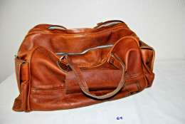 E1 Ancien Sac - Sacoche En Cuir - Golfeur - France - Impression - Leather Goods 