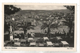 Trier (Allemagne, Rhénanie-Palatinat) : Vue Générale Prise De La Terrasse Du Restaurant Weisshaus En 1950 (animé) PF. - Trier