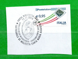 Italia - °Usato - 2014- Posta Italiana - Busta Che Spicca Il Volo, Euro 0,95. Unif. 3596. Usato Su Frammento - 2011-20: Usati