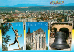 73601508 Kassa Kosice Kaschau Slovakia Stadtpanorama Plastik Statue Dom Glocke  - Slowakije