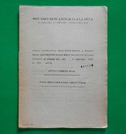 D-IT Regno D'Italia MILANO 1940 COSTITUZIONE DI DOTE Con 1 Marca Fiscale - Documents Historiques