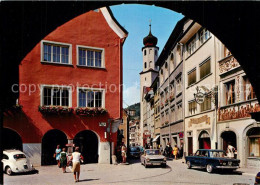 73601419 Feldkirch Vorarlberg Blick Vom Marktplatz Zur Liebfrauenkirche Feldkirc - Sonstige & Ohne Zuordnung