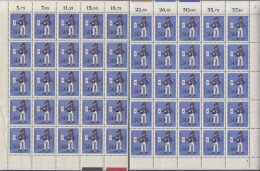 BRD  517, Bogen (10x5), Postfrisch **, Mit Farbbalken Und Formnummer "2", FIP-Kongress, 1966 - Unused Stamps