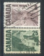 CANADA - 1967, ALASKA HIGHWAY & THE SOLEMN LAND STAMPS SET OF 2, USED. - Gebraucht