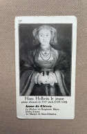 Kwartet Speelkaart D4 - Hans Holbein Le Jeune, Peintre Allemand Du XVI° Siècle - Anne De Clèves - 12 X 7 Cm. - Sonstige & Ohne Zuordnung