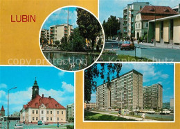 73601174 Lubin Lueben Stadtansichten Wohnsiedlung Hochhaeuser Lubin Lueben - Polonia