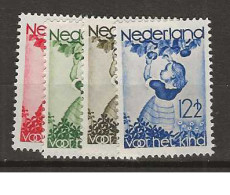 1935 MH/* Nederland NVPH 279-82 - Unused Stamps