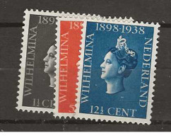 1938 MH/* Nederland NVPH 310-12 - Neufs