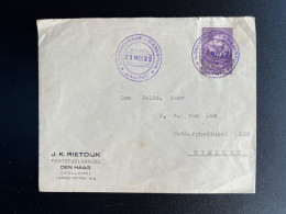 NETHERLANDS 1933 LETTER 'S GRAVENHAGE TO UTRECHT 23-03-1933 NEDERLAND - Briefe U. Dokumente