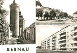 73600557 Bernau Berlin Stadtmauer Turm Karl Marx Platz Puschkin Strasse Bernau B - Sonstige & Ohne Zuordnung