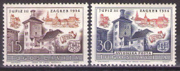 Yugoslavia 1956 - JUFIZ III Philatelic Exhibition - Mi 788-789 - MNH**VF - Nuevos