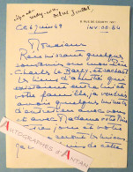 ● L.A.S 1949 Myriam HEPP LE BARGY Au Poète Maurice Rostand - Lettre Autographe - Schriftsteller