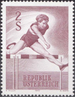 1970, Austria, , Athletics, Hurdling, Sports, MNH(**), Mi: 1348 - Unused Stamps