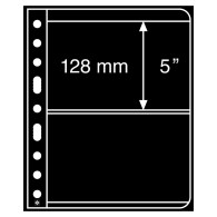 Leuchtturm Hüllen Schwarz Vario 2S (5er Pack) 311049 Neu ( - Autres & Non Classés