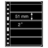 Leuchtturm Hüllen Schwarz Vario 5S (5er Pack) 319669 Neu ( - Other & Unclassified