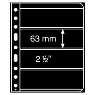 Leuchtturm Hüllen Schwarz Vario 4S (5er Pack) 304025 Neu ( - Autres & Non Classés