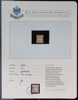 Deutsches Reich 15 Gestempelt Borek Garantie #KS339 - Other & Unclassified