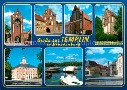 73600463 Templin Tor Der Stadt Rathaus Hafen Innenstadt Templin - Templin