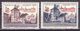 Yugoslavia 1956 - JUFIZ III Philatelic Exhibition - Mi 788-789 - MNH**VF - Unused Stamps