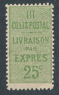 AC-288: FRANCE:   Colis Postaux N°4* - Mint/Hinged