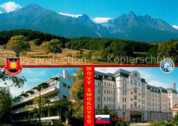 73600396 Novy Smokovec Panorama Odborny Liecebni Ustav Cerveny Kriz A Penzak Nov - Slovakia