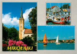 73600356 Mikolajki Ev Kirche Segelanlegestelle Blick Aus Nikolaiker Seeseite - Repubblica Ceca