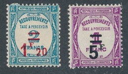 AC-289: FRANCE:   Taxes 64/65* - 1859-1959 Mint/hinged