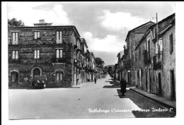 CARTOLINA DI VALLELONGA ( CATANZARO ) , CORSO UMBERTO I° . - Catanzaro