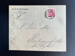 GERMANY 1905 LETTER HOYA TO HEILIGENFELDE 23-09-1905 DUITSLAND DEUTSCHLAND - Briefe U. Dokumente