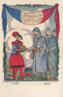 Ww1 Guerre 14/18 War * CPA Illustrateur Maurice ... * Au Foyer Du Soldat ! * Poilus * 1917 - Guerra 1914-18