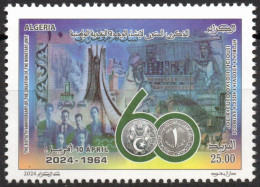 Année 2024-N°1980 Neuf**MNH : 60°Anniversaire De La Création De L'unité Monétaire Nationale - Algerije (1962-...)