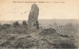 Pléchâtel * La Pierre Longue , Environs De Bain De Bretagne * Dolmen Menhir Pierres Monolithe Mégalithe - Autres & Non Classés