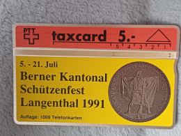 SWITZERLAND - K-91/40 - Berner Kantonal Schützenfest Langenthal - COIN - 1.000EX. - Suisse