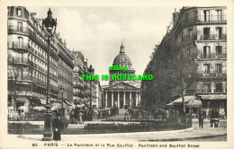 R600093 Paris. Pantheon And Soufflot Street. A. Leconte - Wereld