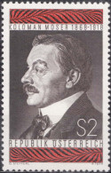 1968, Austria, Koloman Moser, Engravers, Famous People, Men, MNH(**), Mi: 1271 - Nuevos