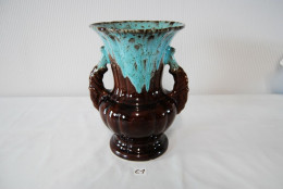 E1 Ancien Vase - Verre De Coulée - Jarrones