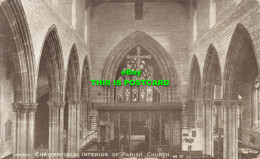 R600173 Chesterfield. Interior Of Parish Church. Photochrom. Sepiatone Series - Wereld