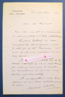 ● L.A.S 1899 Maurice SIBILLE Député à Charles Ange LAISANT Aubert - Thouvenin - Ecole Polytechnique - Né Nantes Lettre - Politico E Militare