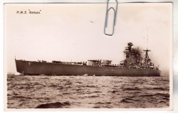 CPA MARINE NAVIRE DE GUERRE CUIRASSE ANGLAIS HMS H.M.S. NELSON - Guerre